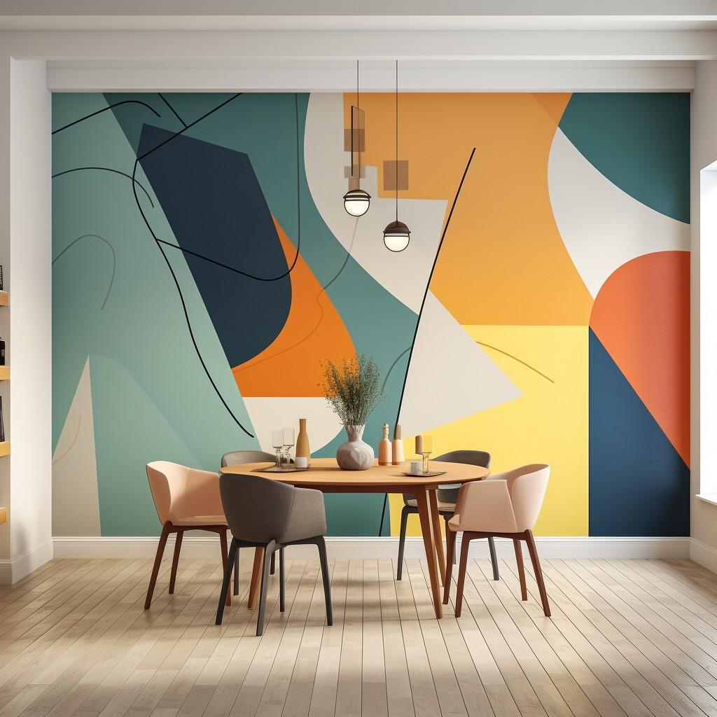 Artistic murals: Create impactful focal points with bold interior design art