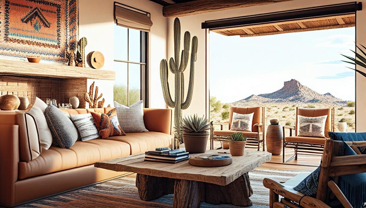 Southwestern Living Room: Incorporate desert colors⁣ and ‌unique artisan crafts for warmth