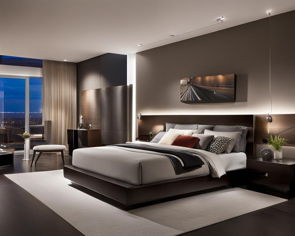 Futuristic Bedroom: Experiment with sleek ​designs and innovative technology