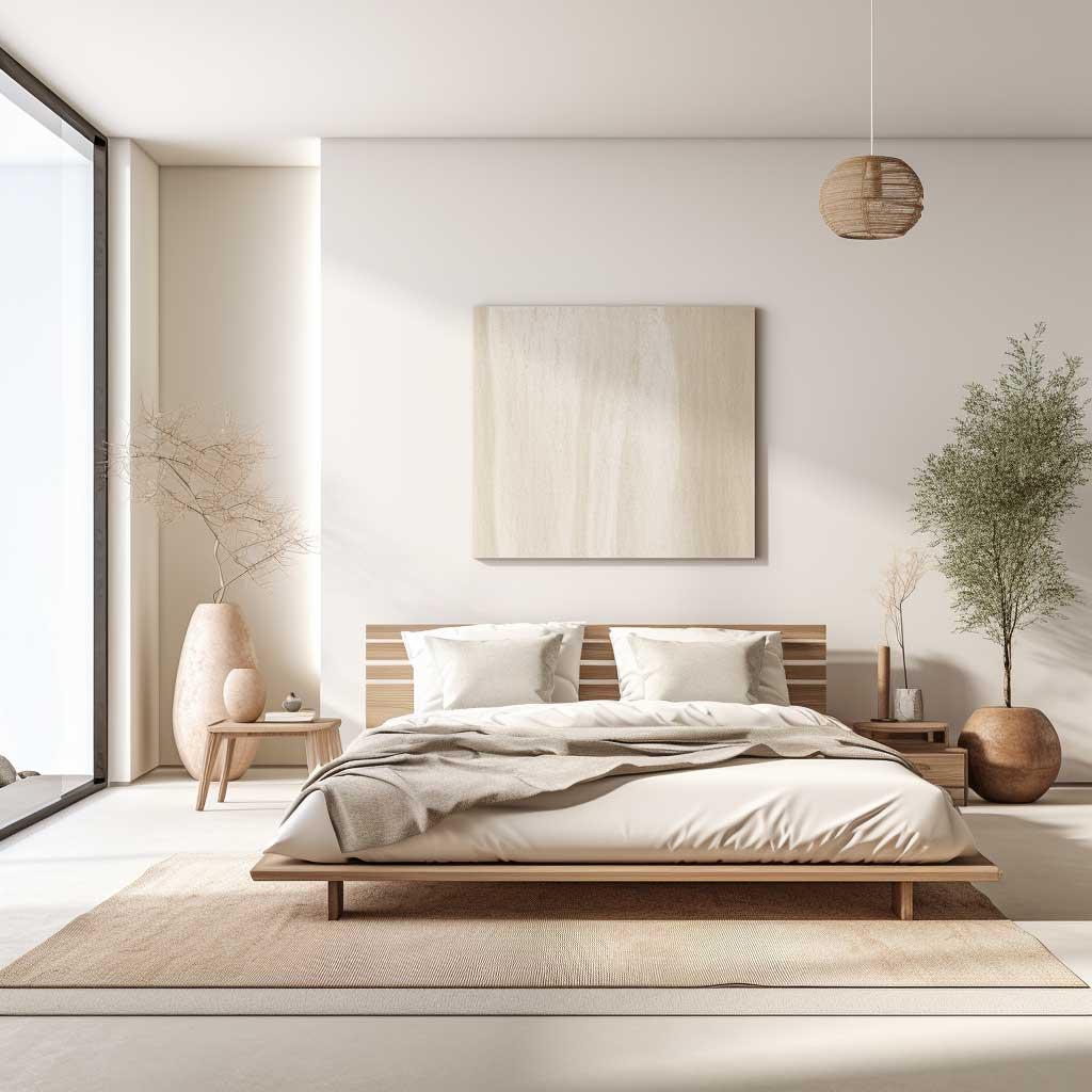 Zen Bedroom: Achieve ‌tranquility ‌with calming ⁣colors⁢ and natural elements