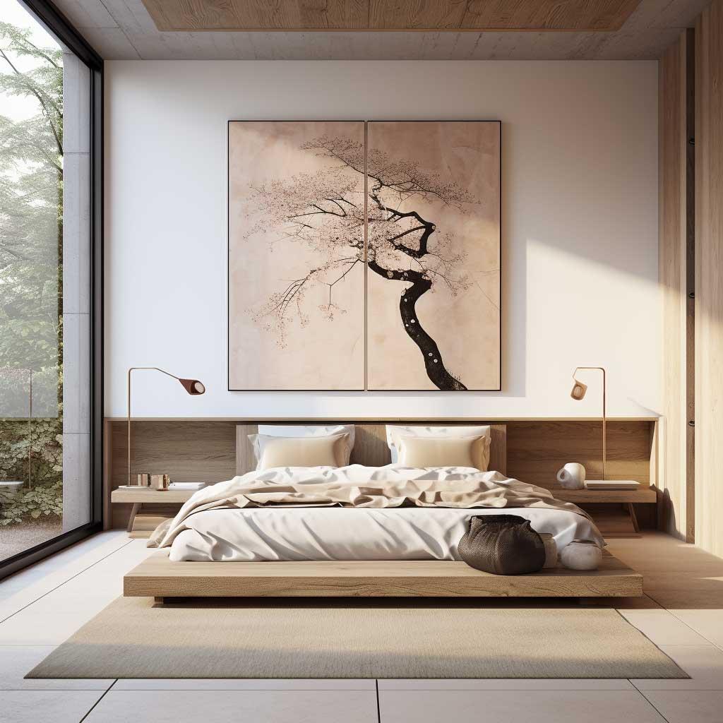 Zen Sanctuary: Create a calming bedroom with tranquil colors and serene decor