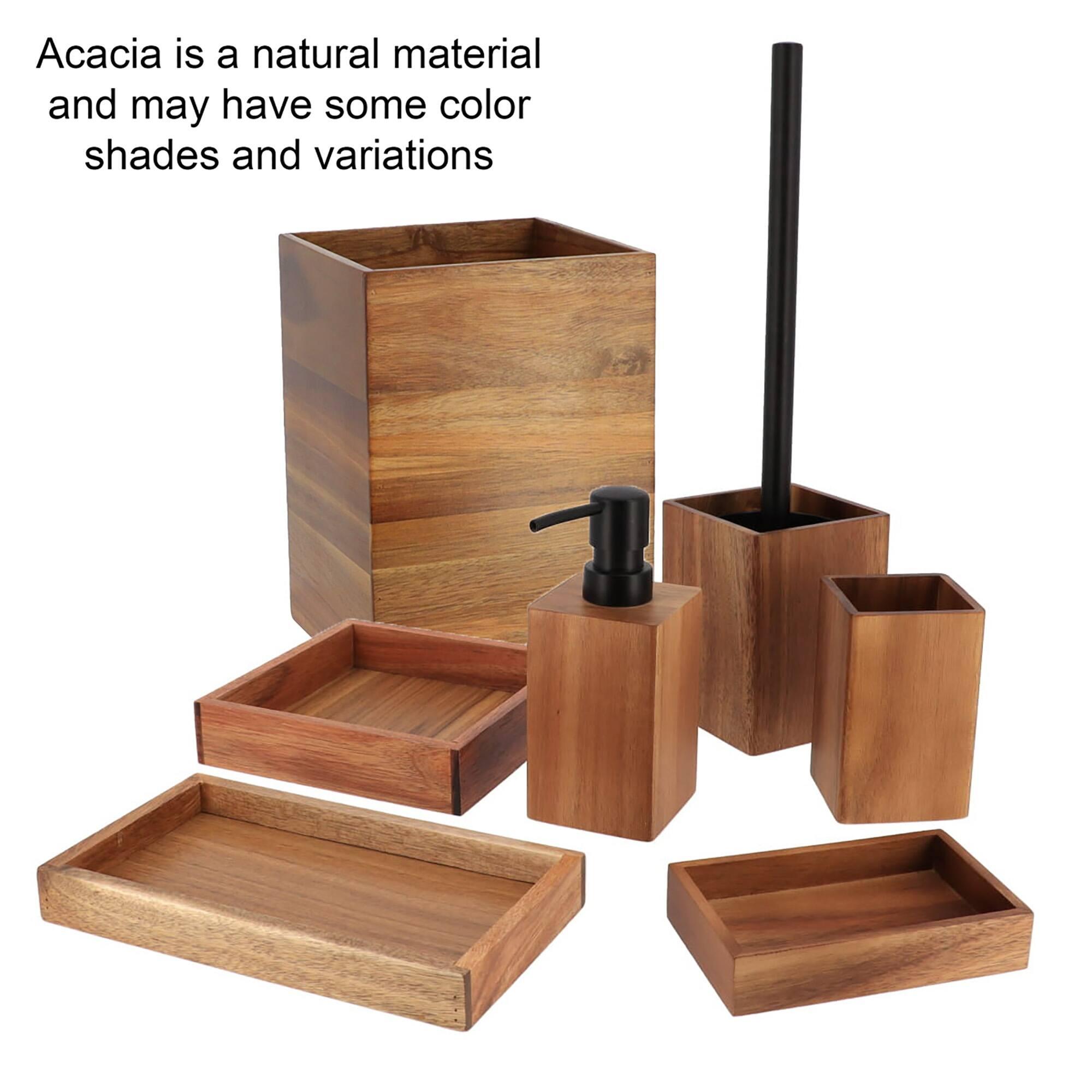 Choose wooden accessories, like soap dishes and toothbrush holders, for a unified look ⁢in your wooden bathroom