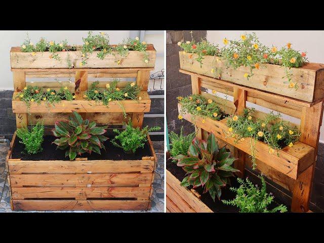 Pallet Garden Planters: Versatile containers for various plant⁢ types