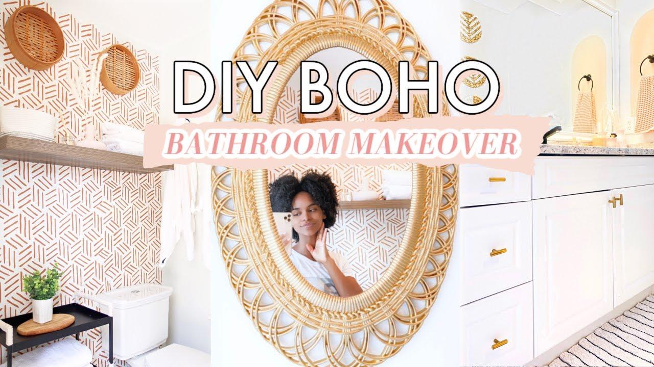 DIY art pieces for personal flair in your boho bathroom