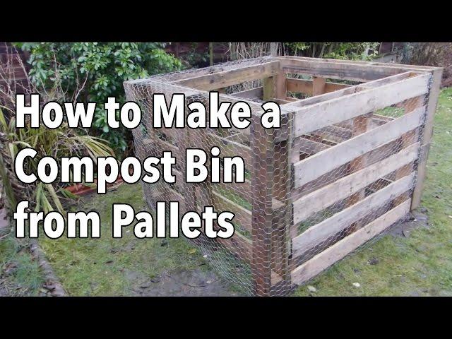 Stylish Pallet Garden Compost Bin​ for Sustainable​ Gardening