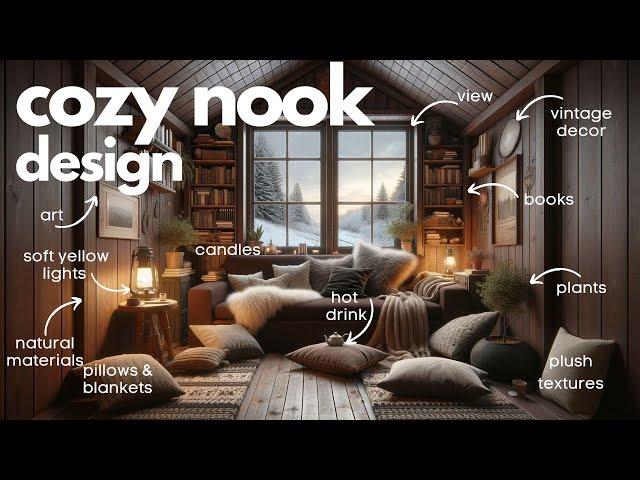 Design cozy​ nooks for relaxation in⁣ your interior design layout