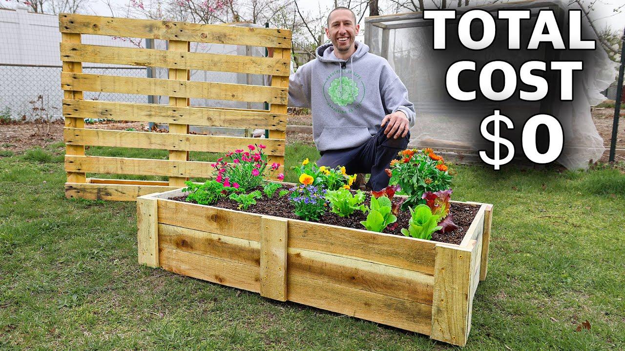 Pallet Garden Planter Box: Create stunning display boxes for your favorite blooms