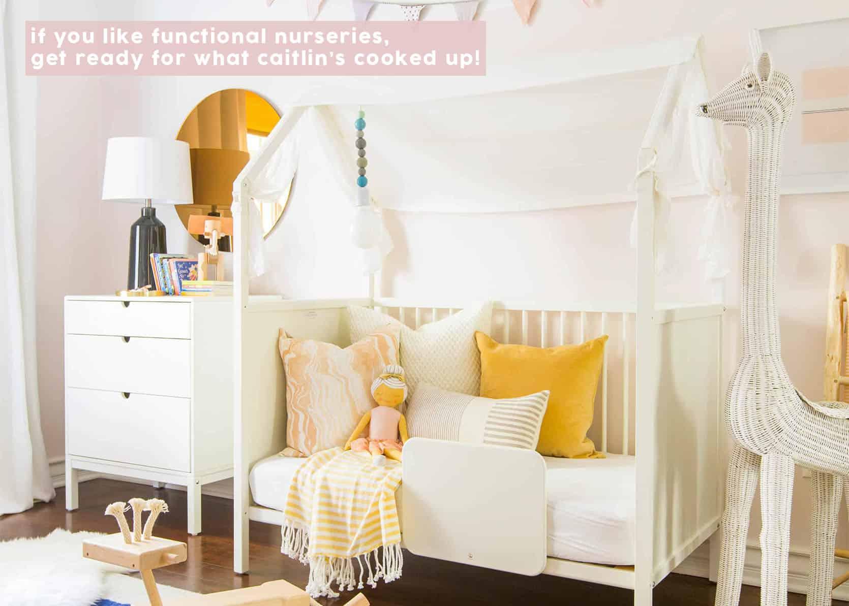 Utilize ⁢multi-functional furniture to save​ space in a small nursery