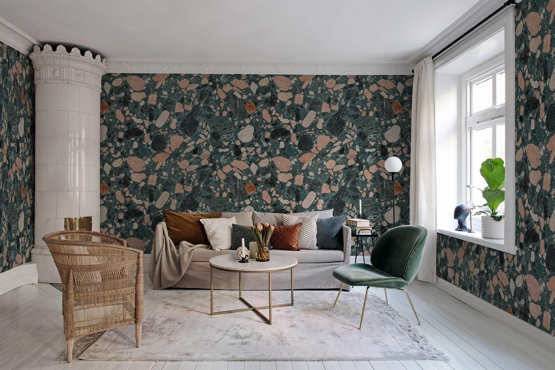 Experiment with bold wallpaper to redefine your Living Rooms character⁣ and⁢ set‌ the mood