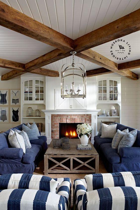 Nautical‍ Living Room: Integrate sea-inspired colors and textures for a ​breezy vibe