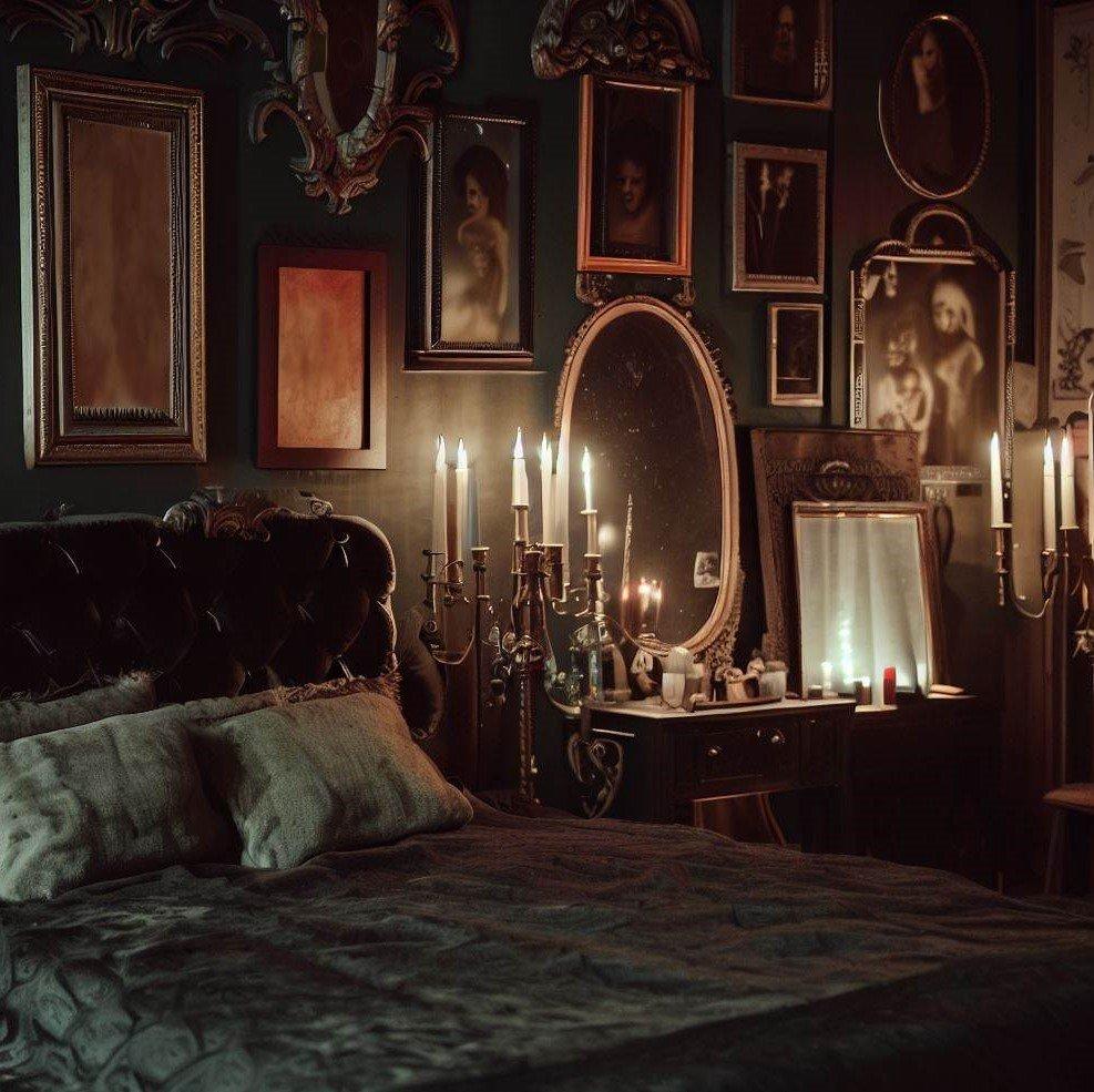 Dark Academia⁣ Bedroom: Create an intellectual vibe with deep​ hues and vintage elements