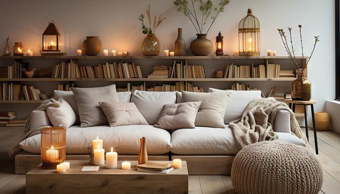 Use candles of ⁣varying heights to create a cozy ambiance‍ in your Boho ⁢Living Room