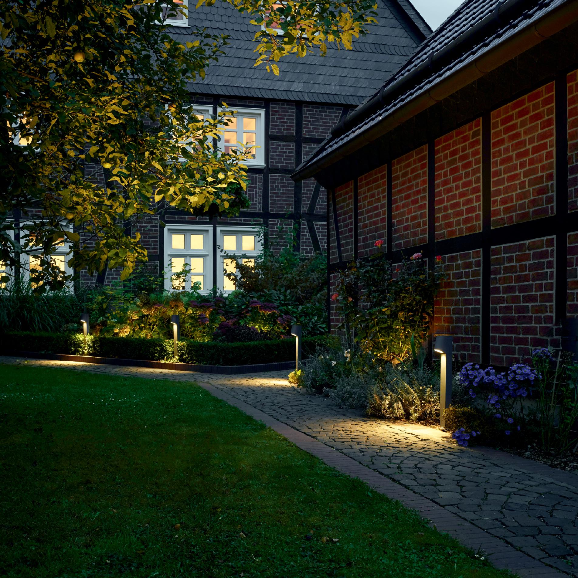 Install stylish outdoor lighting to illuminate your backyard nights