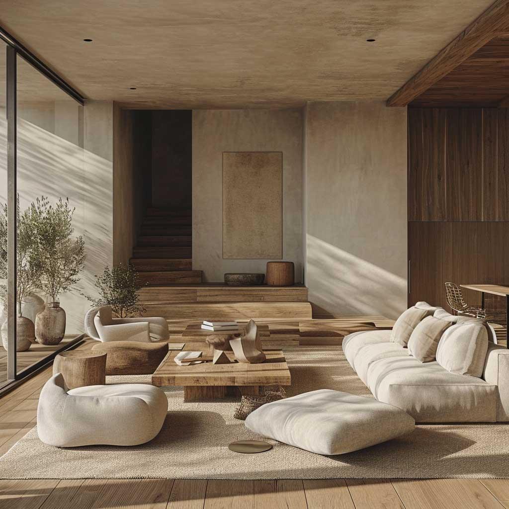 Use natural wood finishes ⁤to achieve a serene,⁣ earthy ambiance