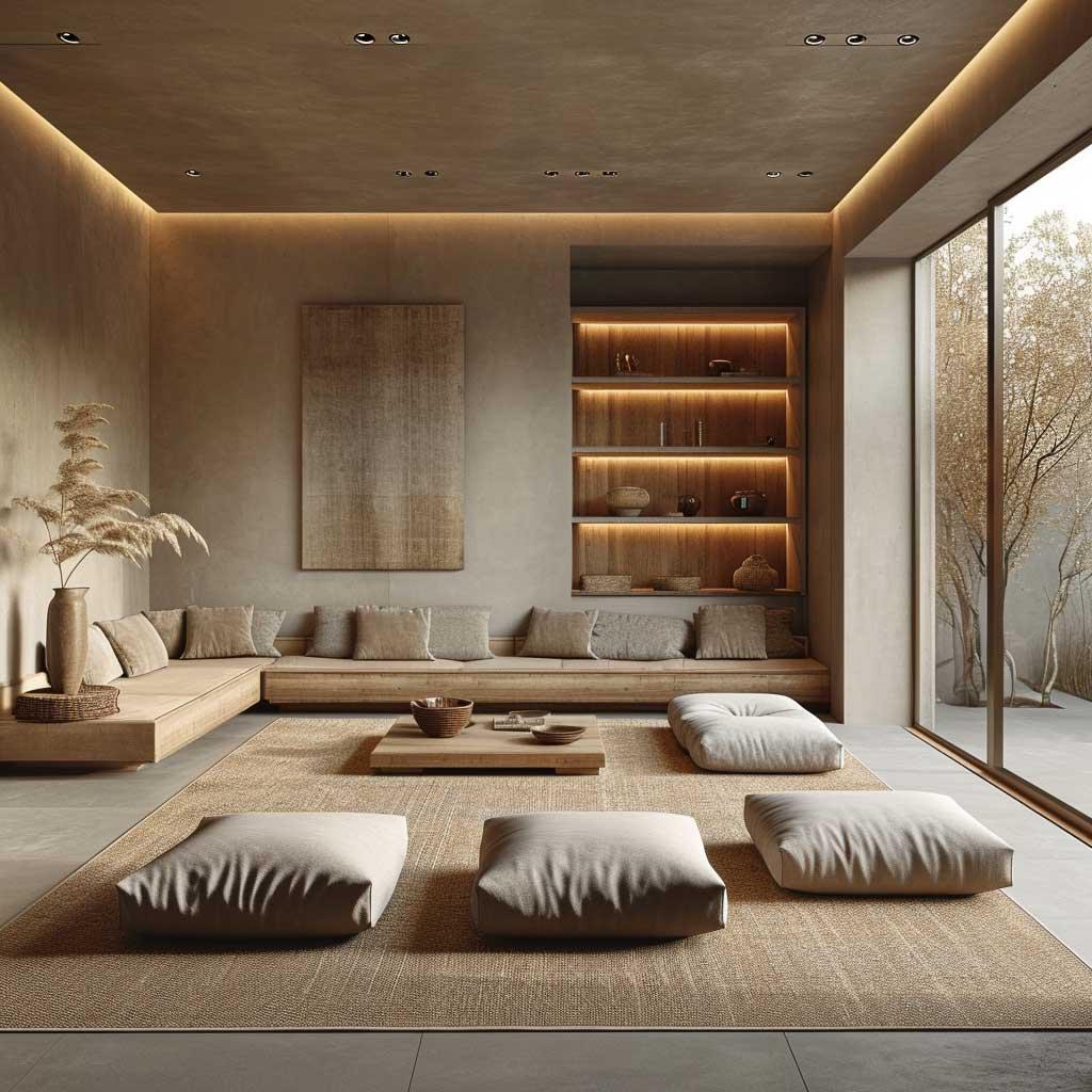 Zen-inspired spaces: Minimalist⁣ designs promote⁣ serenity in‌ interior design interiors