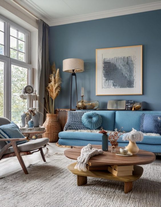 24 Inspiring Ideas for a Beautiful Blue Living Room