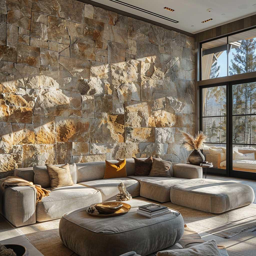 Incorporate⁣ textured wall panels to add depth to your earthy living room design