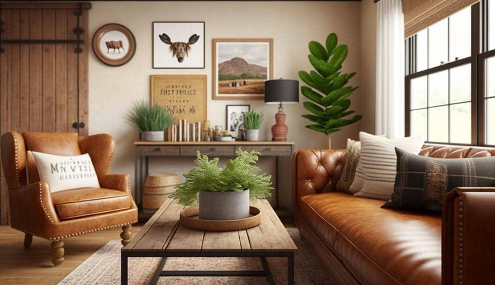 Opt for low-profile furniture to maintain an airy feel in your earthy ⁣living room