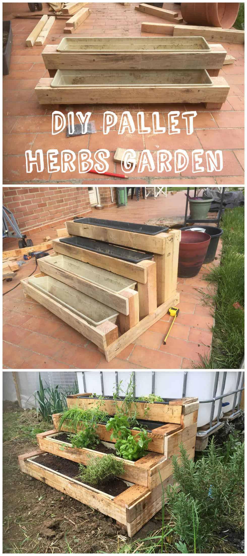 Pallet Garden Steps: Transform stairs into a lush, green climbing experience