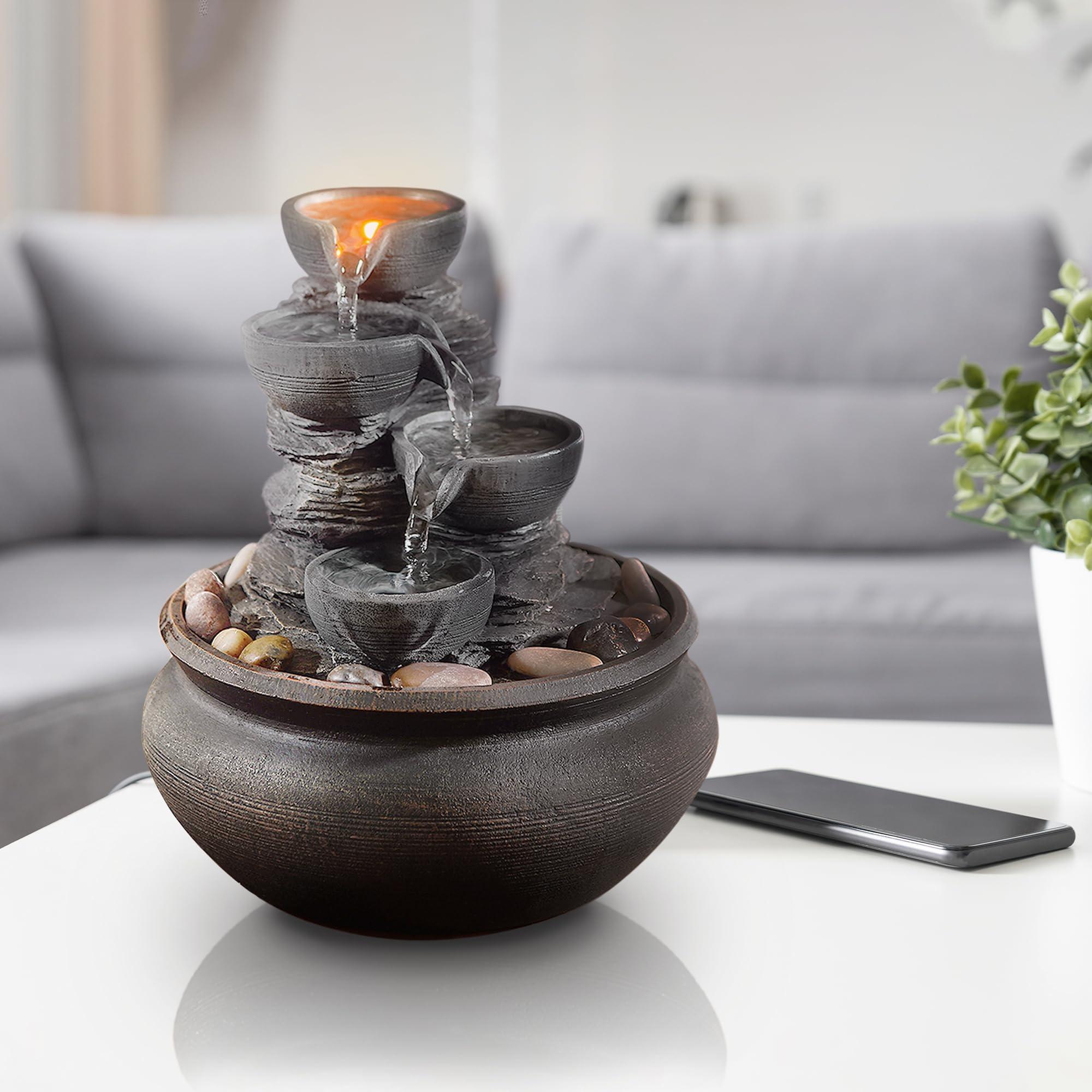 Design⁣ a zen corner with a ⁢water feature in your contemporary living room