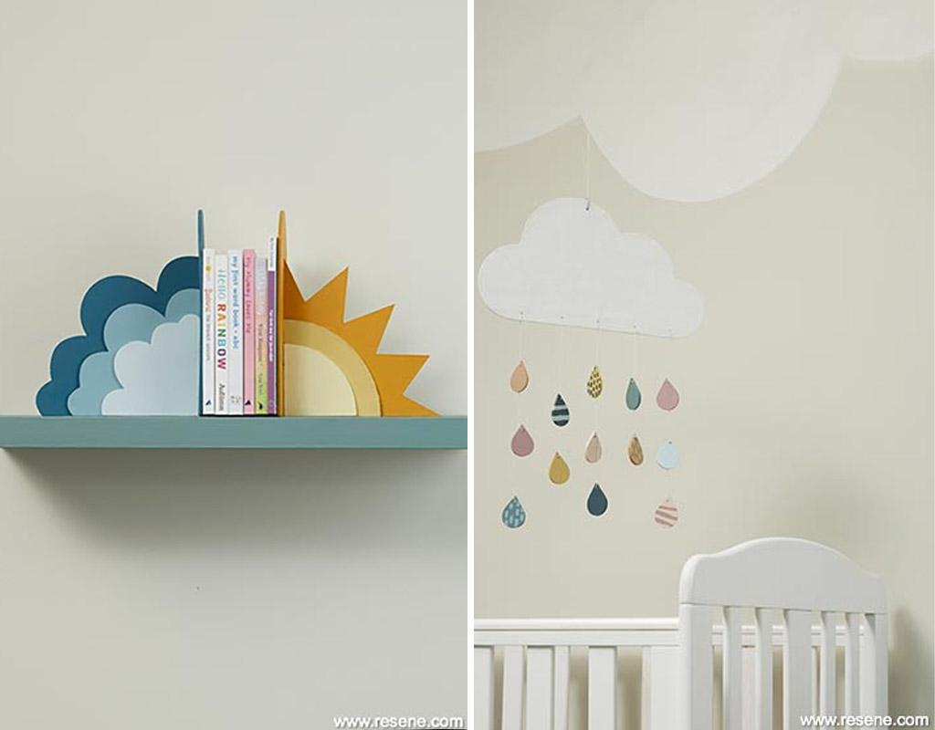 Whimsical Weather: Brighten your⁢ nursery ⁢with playful weather-themed decor