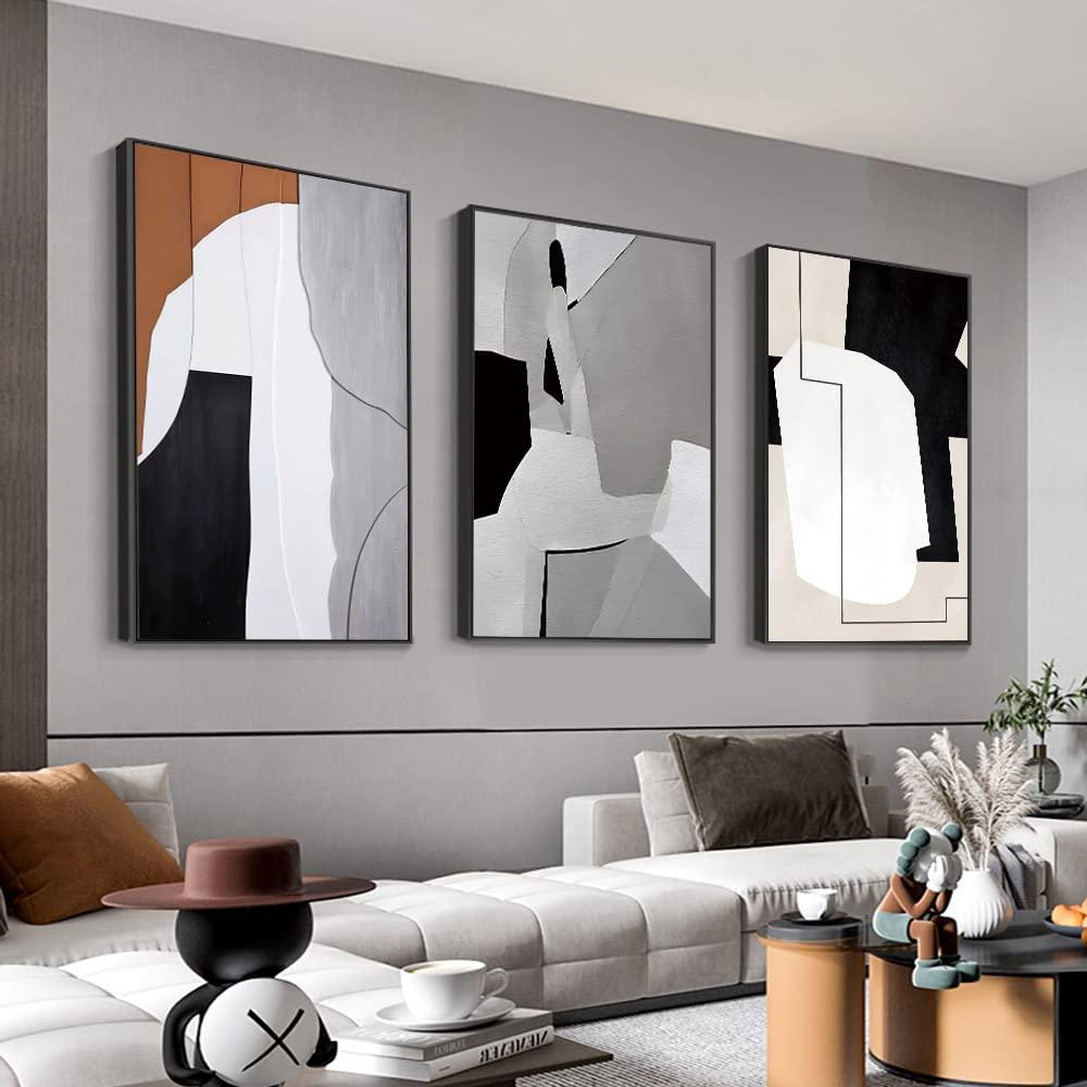 Minimalist wall art to add character​ without overwhelming your Contemporary Living Room aesthetic