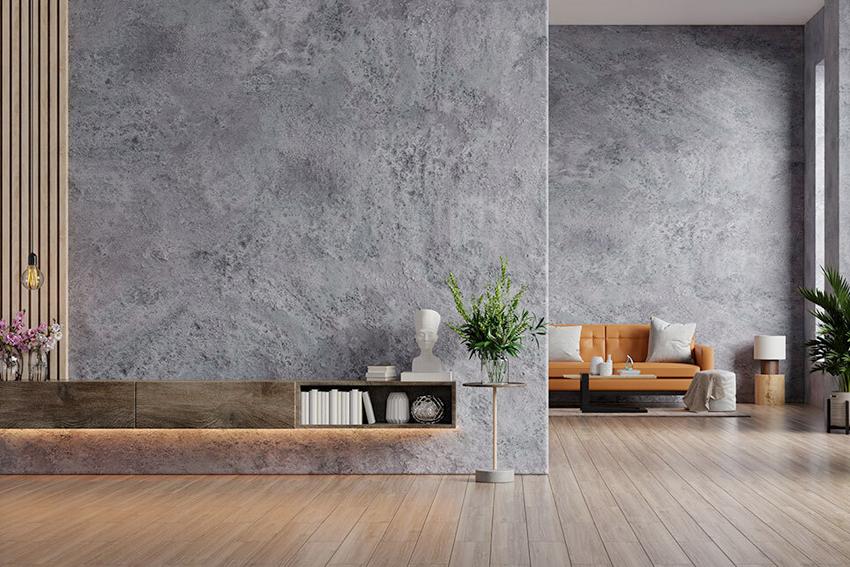 Textured walls offer unique sophistication in interior design