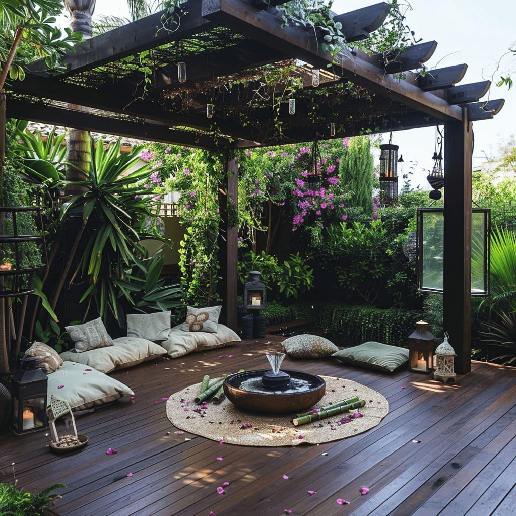 Create ‍a serene meditation corner ⁤in your backyard⁣ oasis