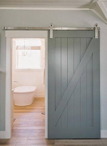 Opt for sliding⁤ wooden⁢ doors for an‌ elegant entryway to your wooden bathroom