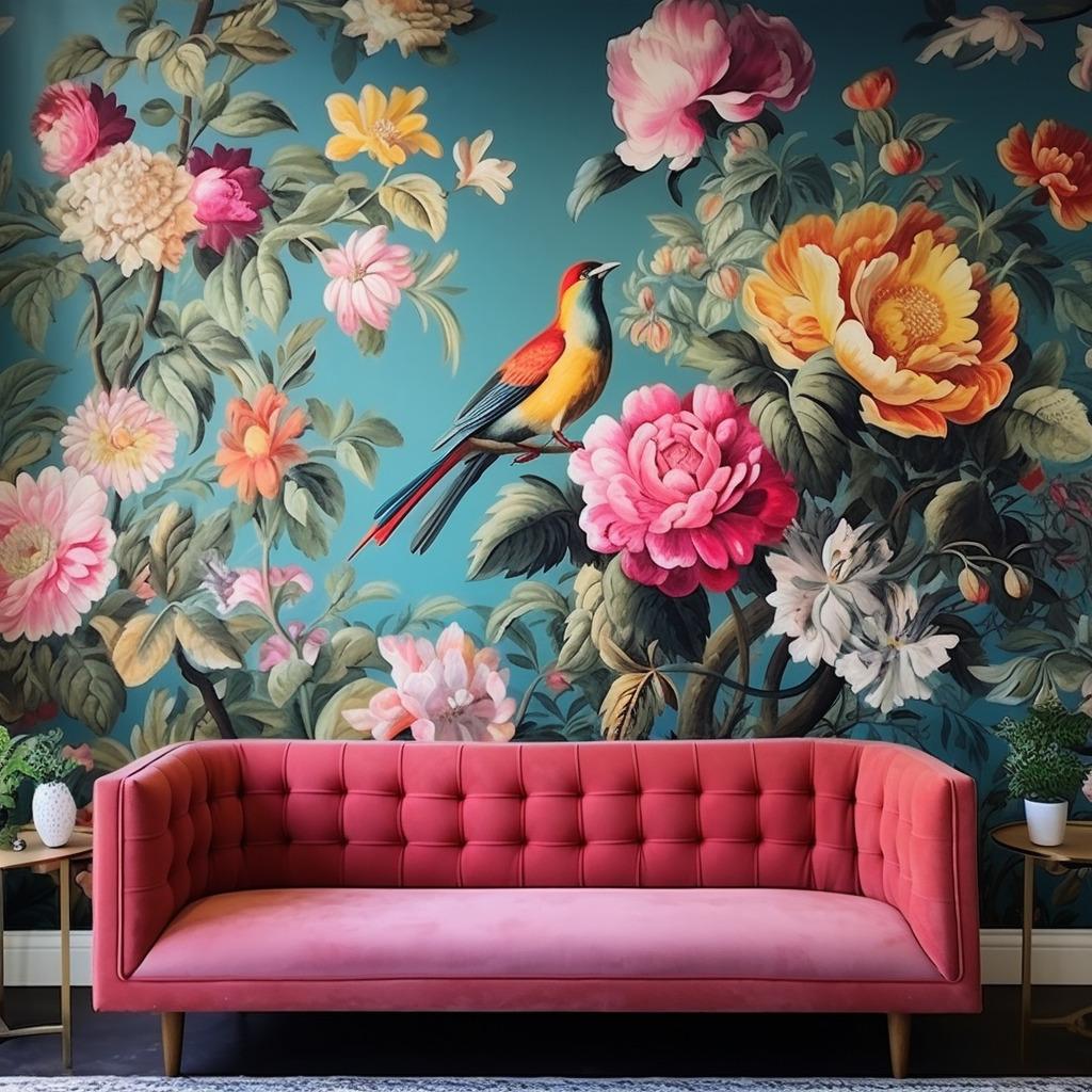 Utilize bold ​wallpaper patterns to make a ​striking statement in your living⁣ room