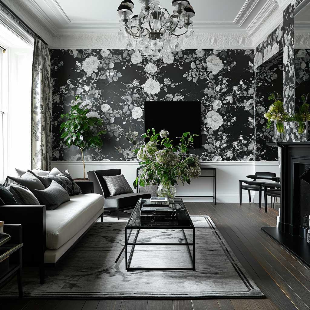 Bold wallpapers can transform ​your living room into ⁣a ​stylish retreat