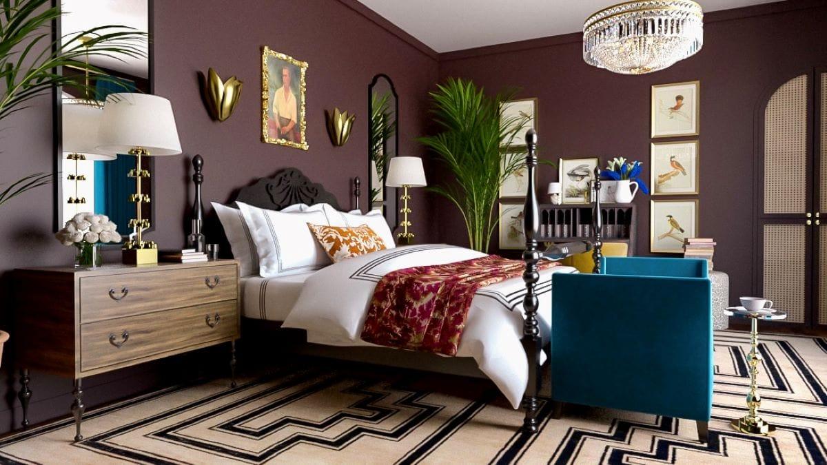 Eclectic Bedroom: Showcase your personality with a mix of styles and decor