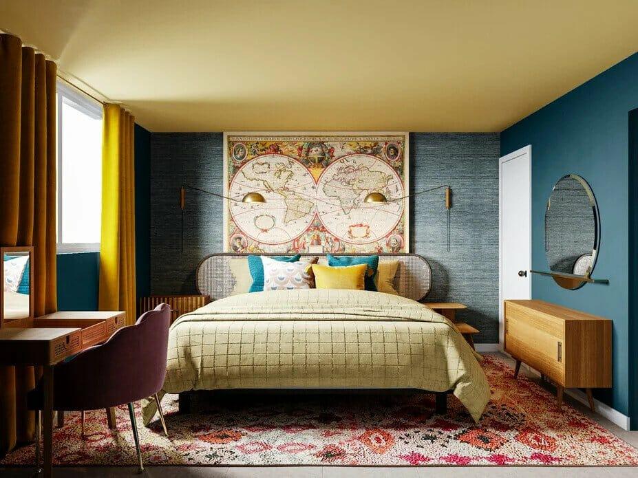 Eclectic Bedroom: A playful mix ​of styles⁢ for‌ the ‌adventurous spirit