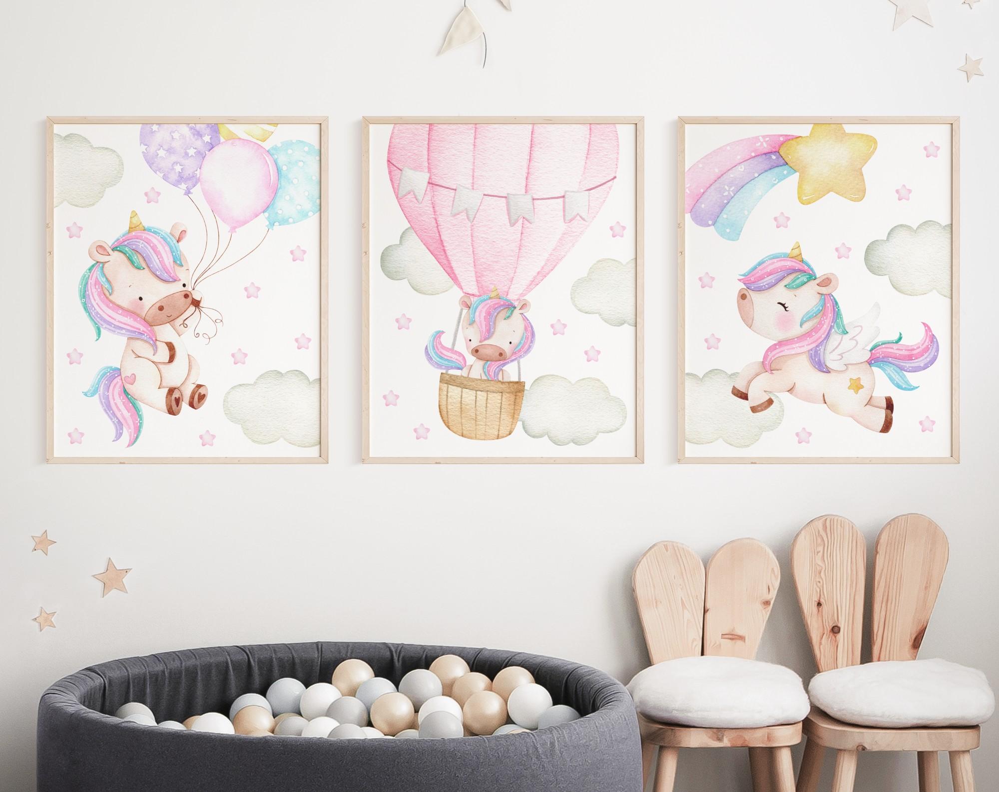 Magical Unicorn Nursery: Capture imagination with soft pastels and unicorn motifs