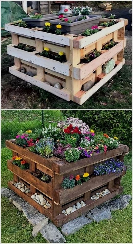 24 Creative Pallet Garden Designs to Transform Your Space