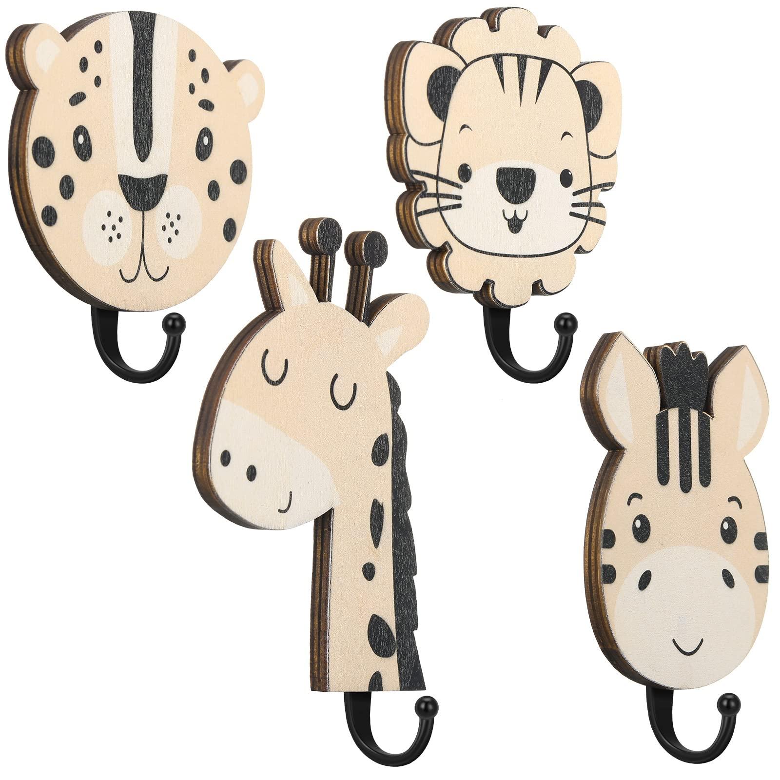 Stylish wall hooks store accessories and outfits in your Nursery Nook