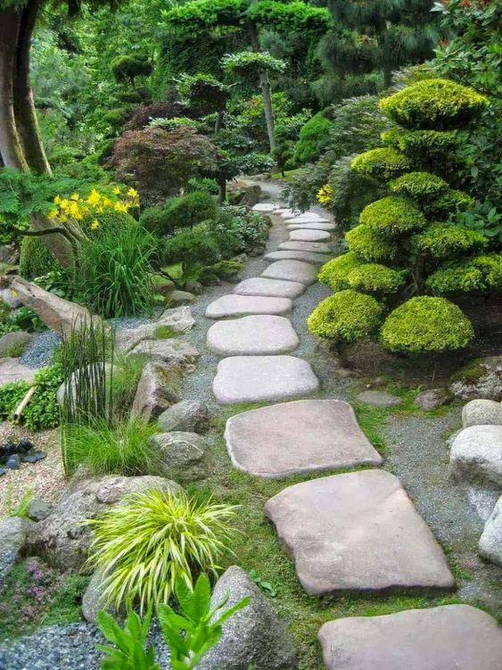 Design a secret‍ garden path with stepping stones in your ⁣small‌ backyard