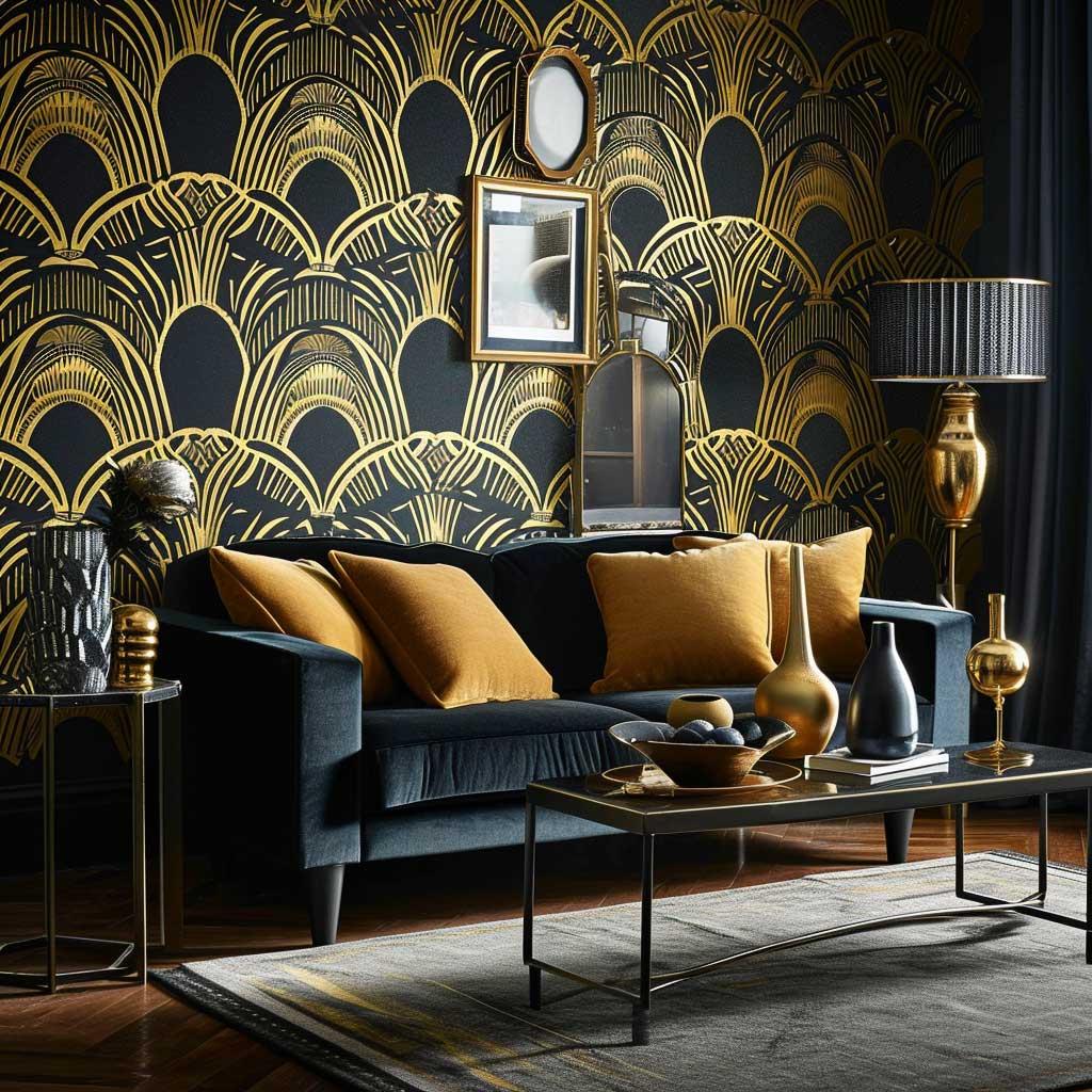 A ⁣bold ‌wallpaper can ​transform the entire⁤ vintage living room