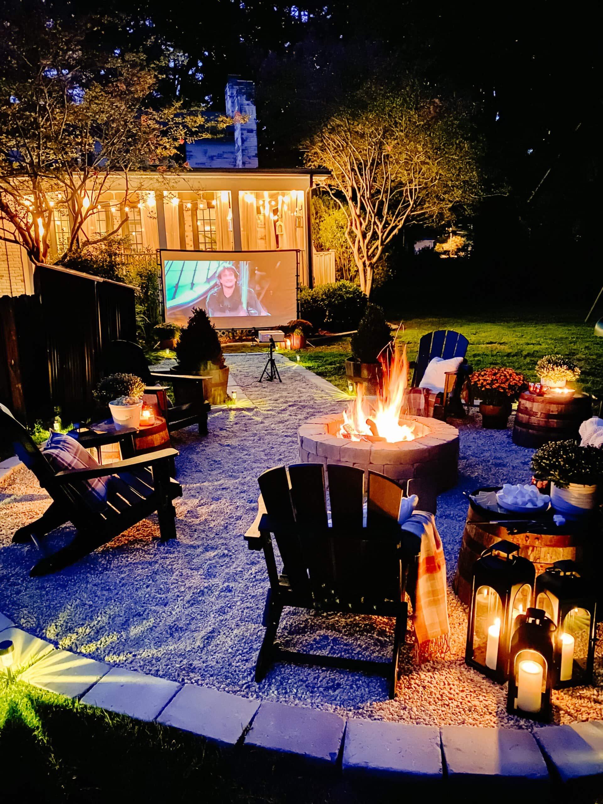 Build a ⁢fire pit for ‍evening⁢ gatherings in⁣ your small backyard