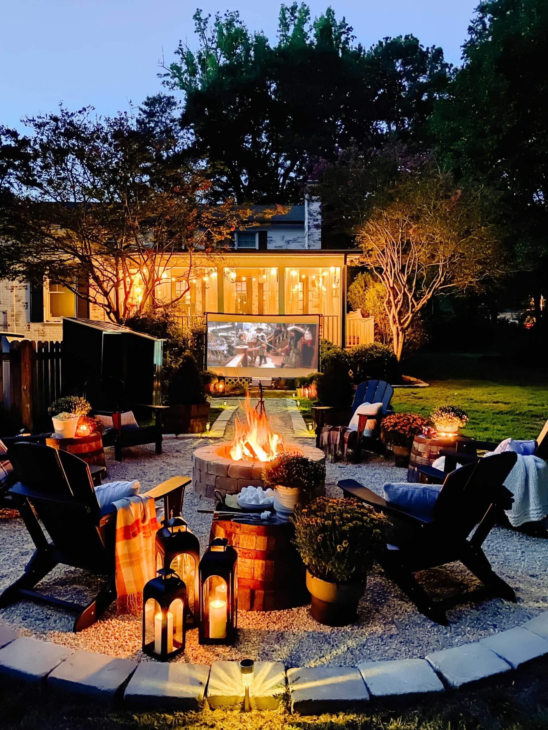 Build a DIY fire bowl for cozy evenings on your screened porch