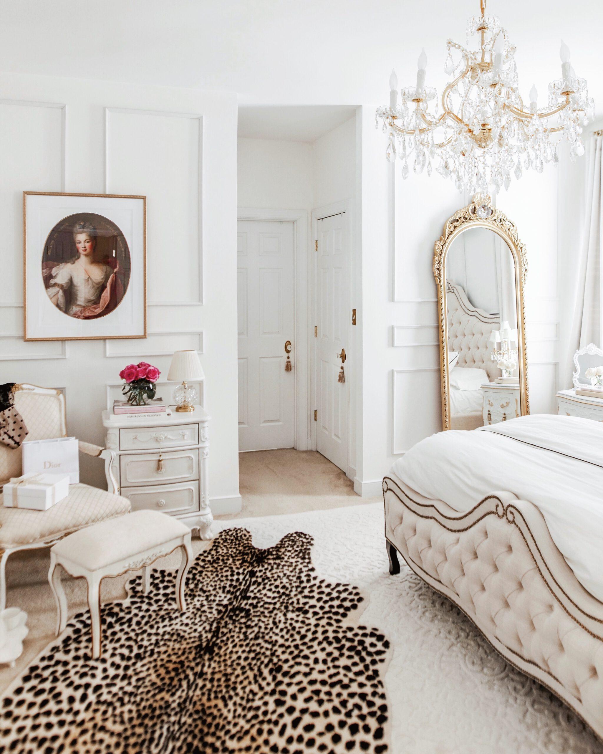 Parisian Bedroom: Channel romance with soft palettes and ornate details