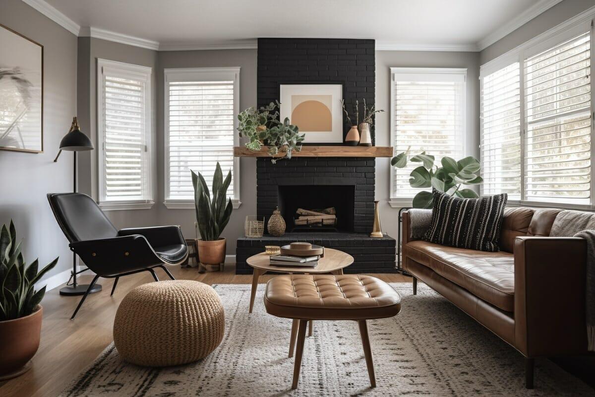 Mix ‍metals in accents and⁣ furniture for a stylish contemporary living ⁣room vibe