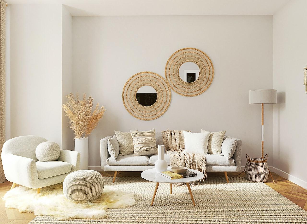 Opt for a neutral base, allowing ‌your ‌Boho Living Room to feel airy and open