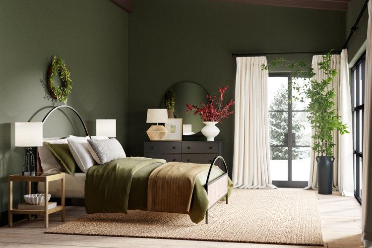 Monochrome palettes create sophistication, making this timeless bedroom trend effortlessly classy