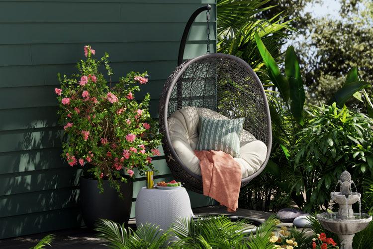 Incorporate a backyard reading nook with comfy seating