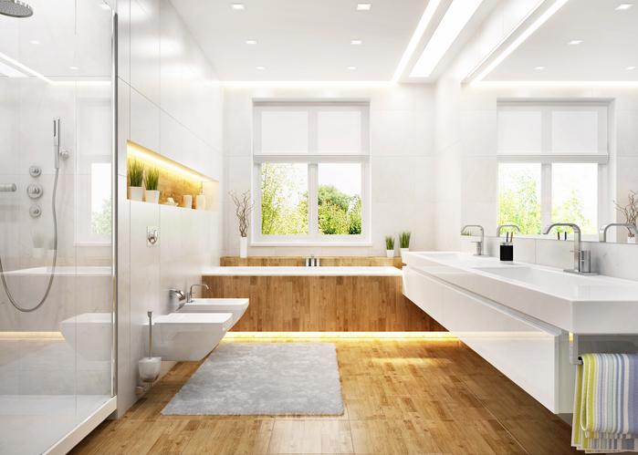 Use light-colored woods‍ to ​make your wooden bathroom feel​ more spacious⁣ and ‍airy