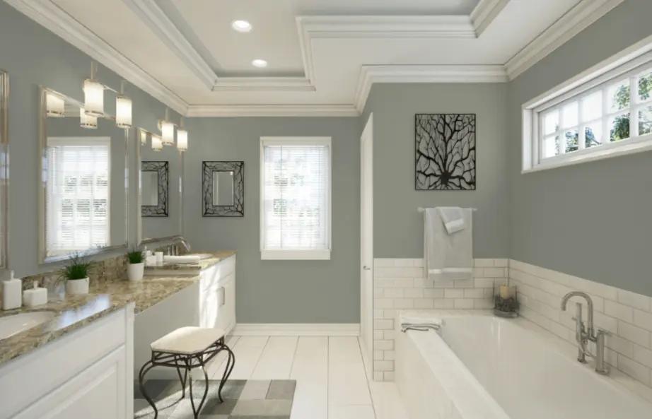 Incorporate ⁣soft, neutral colors for a calming effect in ​your ‌farmhouse bathroom