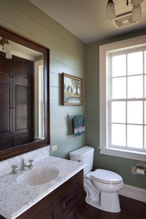 Craft a soothing atmosphere with soft‌ lighting and​ calming colors in your Farmhouse Bathroom