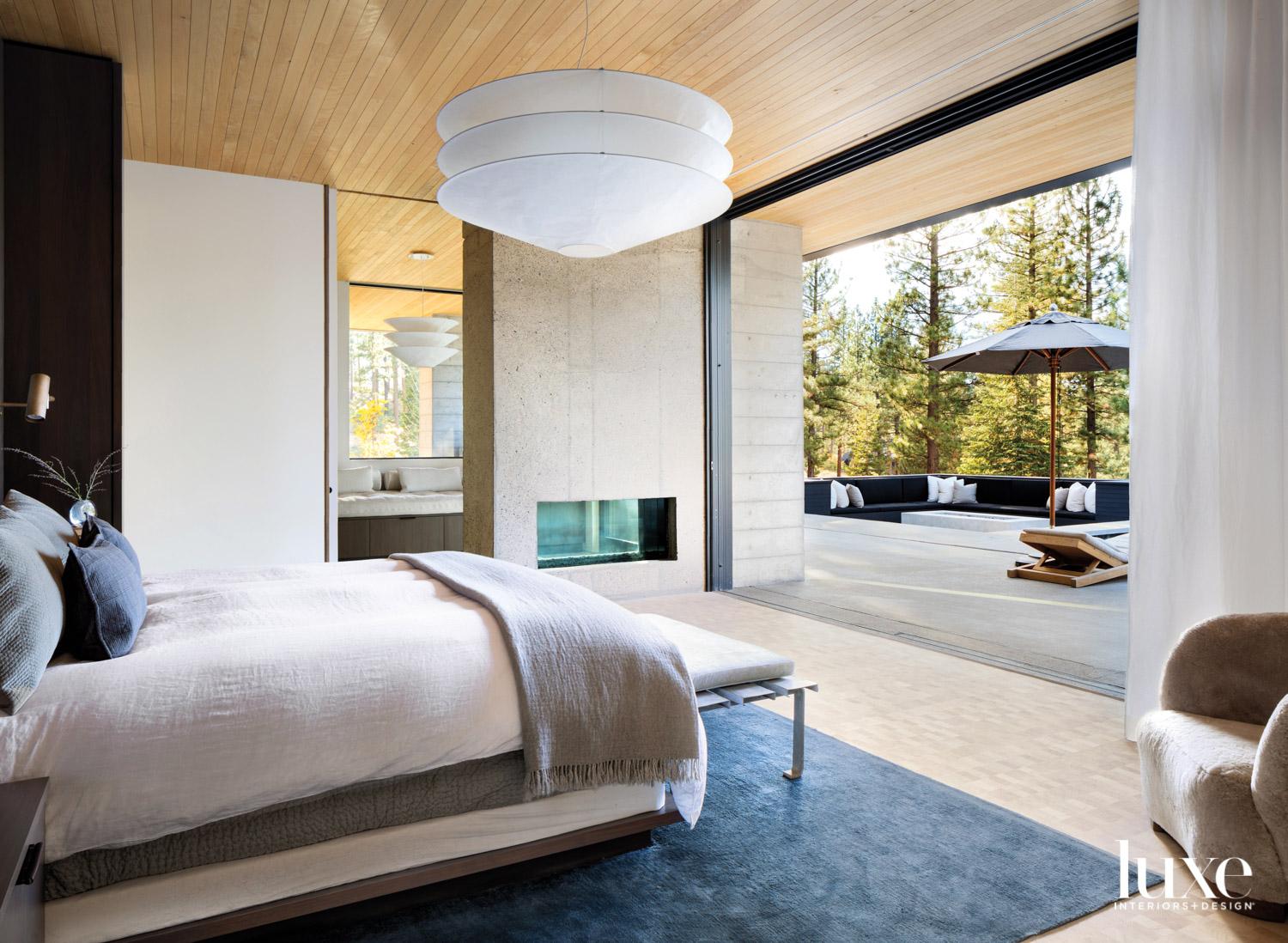 Zen Bedroom: Calming elements and soft hues promote peace and relaxation