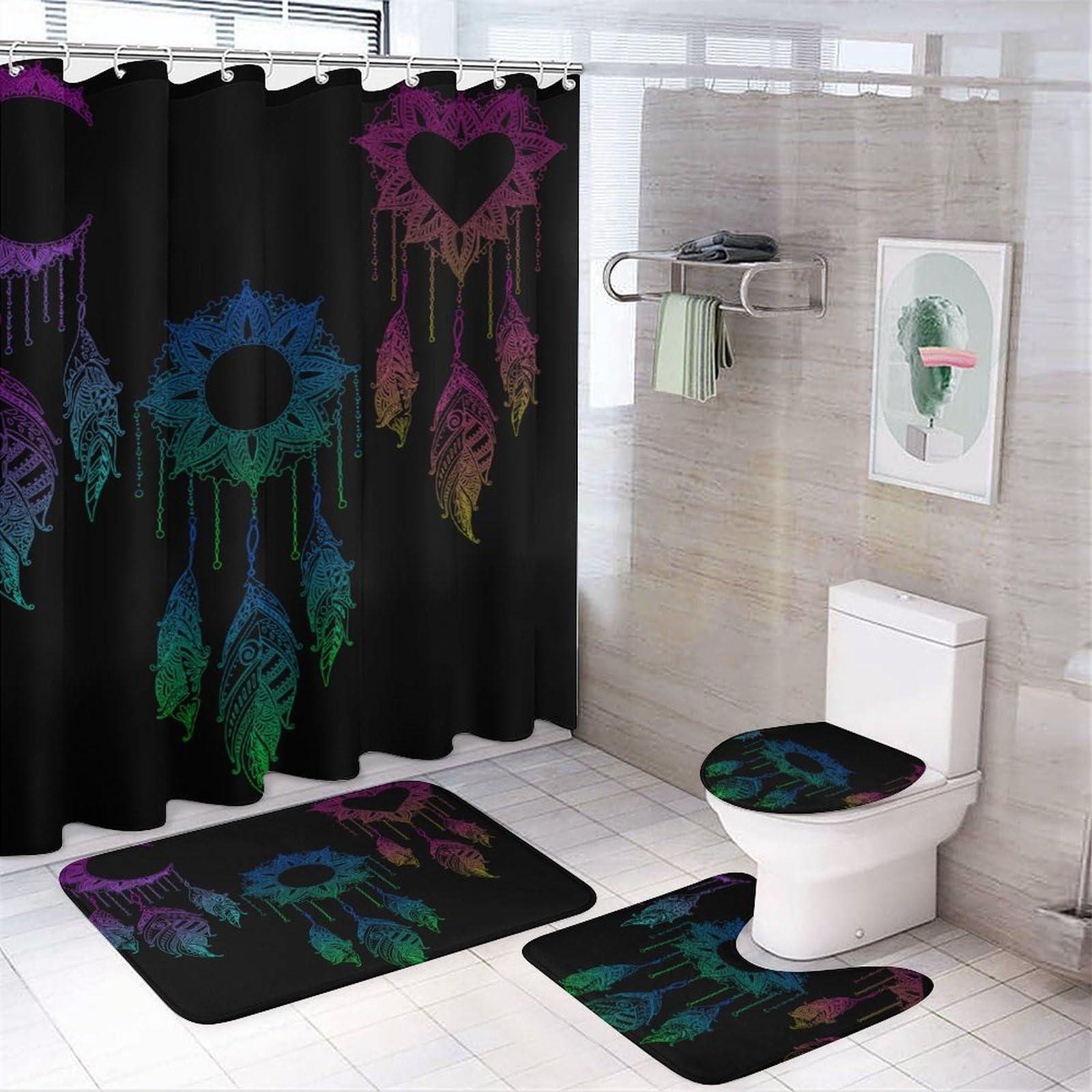 Hang dreamcatchers for a whimsical touch in your boho⁤ bathroom